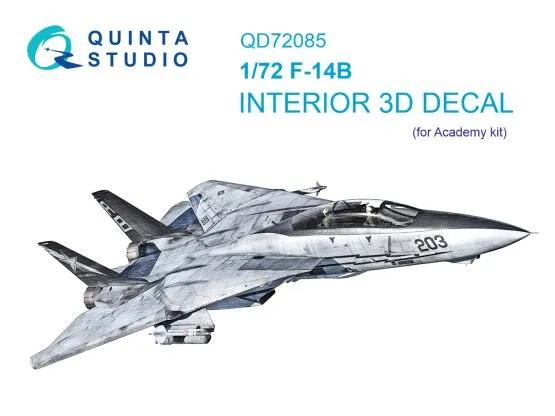 F-14B interior for Academy 1:72
