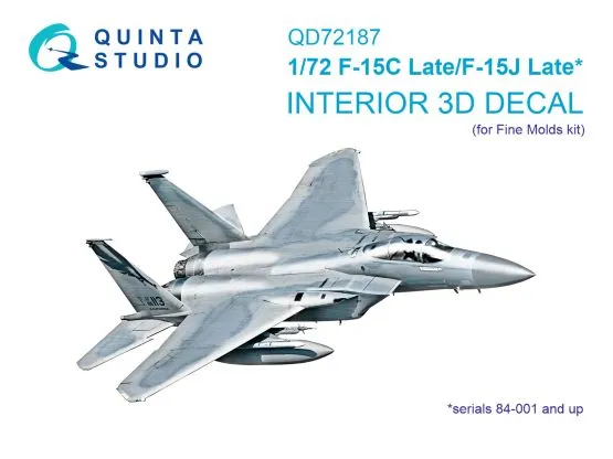 F-15C Late/J Late interior for Fine Models 1:72
