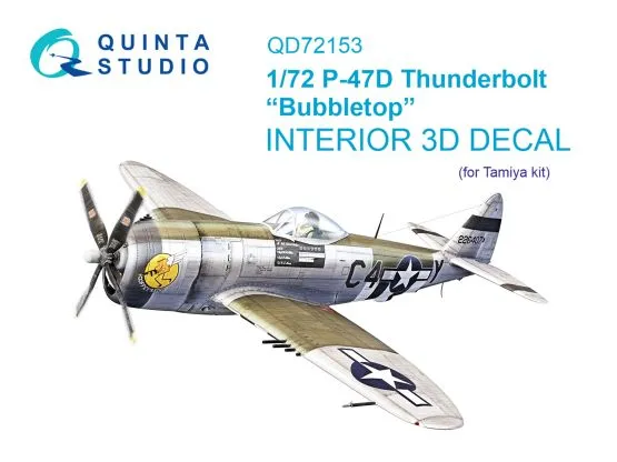 P-47D Bubbletop interior for Tamiya 1:72