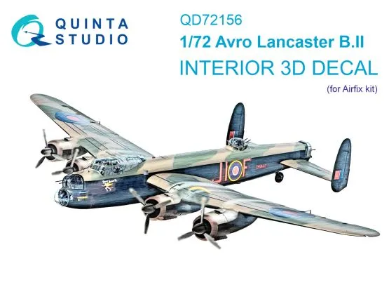 Avro Lancaster B.II interior for Airfix 1:72