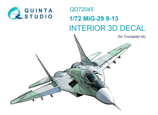 MiG-29 9-13 interior for Trumpeter 1:72