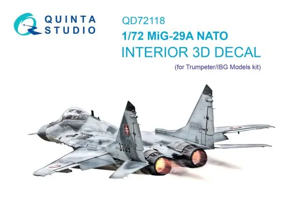 MiG-29A (NATO) interior for Trumpeter 1:72