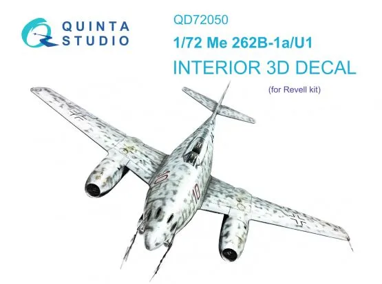 Me 262B-1a/U1 interior for Revell 1:72 Me 262B-1a/U1 interior for Revell 1:72