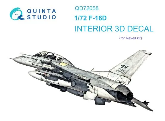 F-16D interior for Revell 1:72 F-16D interior for Revell 1:72