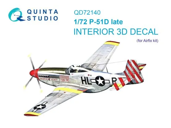 P-51D late interior for AIrfix 1:72