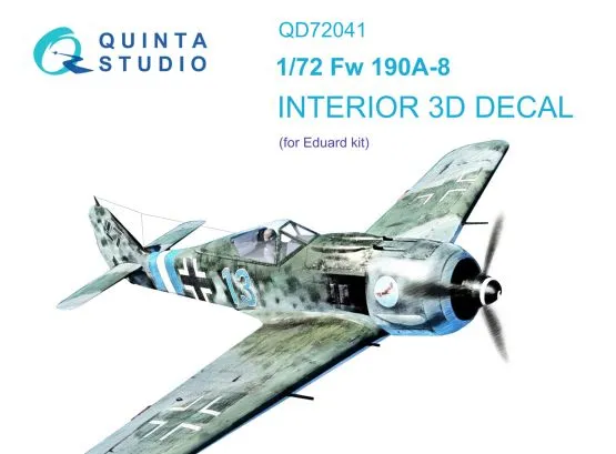 Fw 190A-8 interior for Eduard 1:72