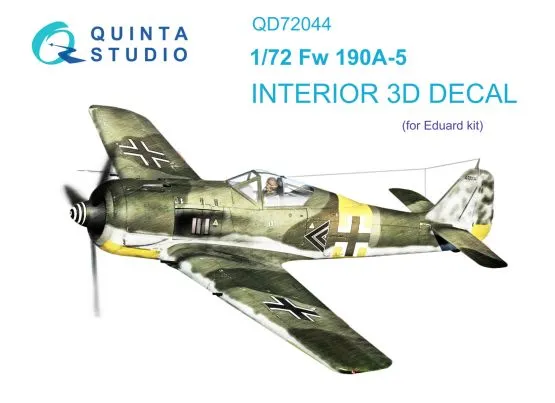 Fw 190A-5 interior for Eduard 1:72