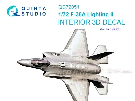 F-35A Lighting II interior for Tamiya 1:72