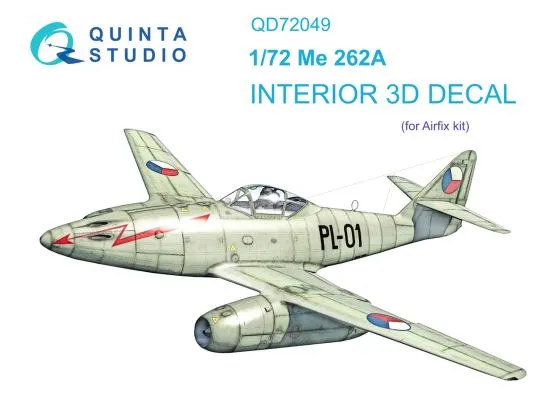 Me 262A interior for Airfix 1:72