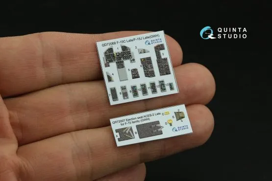 F-15C Late/F-15J Late Interior for GWH 1:72