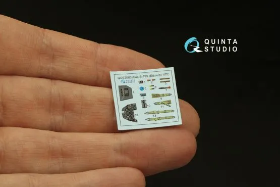 Avia S-199 interior for Eduard 1:72