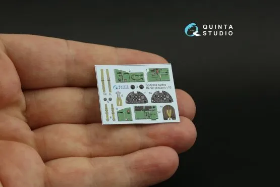 Spitfire Mk.VIII interior for Eduard 1:72