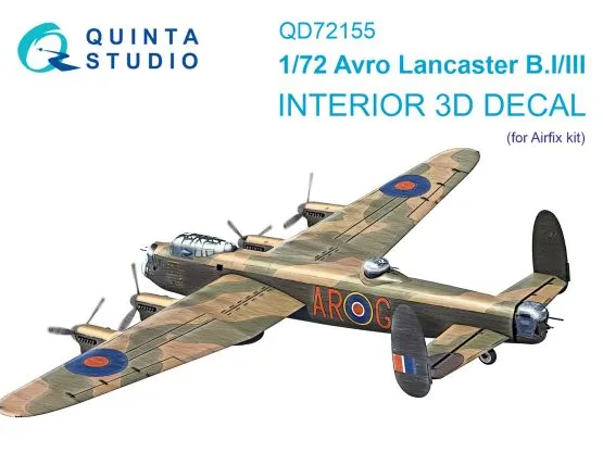 Avro Lancaster B.I/III Interior for Airfix 1:72