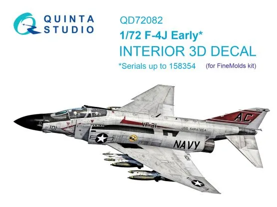 F-4J Early interior for FineMolds 1:72