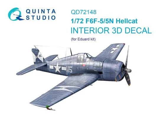 F6F-5 Hellcat interior for Eduard 1:72