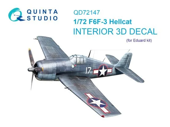 F6F-3 Hellcat interior for Eduard 1:72