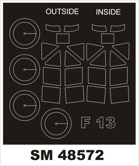 Junkers F-13 mask for Miniarm 1:48