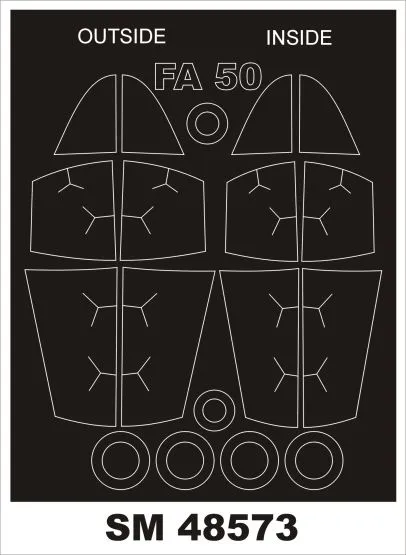 FA-50 mask for Answer 1:48