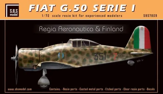 Fiat G.50 Serie I - Regia Aeronautica & Finland 1:72 Fiat G.50 Serie I - Regia Aeronautica & Finland 1:72