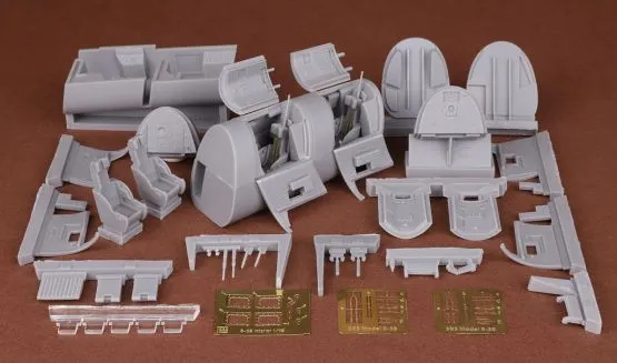 B-58 Hustler Bomber/Navigator & DSO cockpit set 1:48