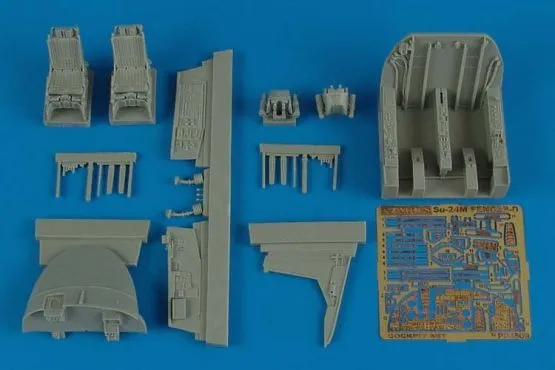Su-24M Fencer D cockpit set 1:48 Su-24M Fencer D cockpit set 1:48