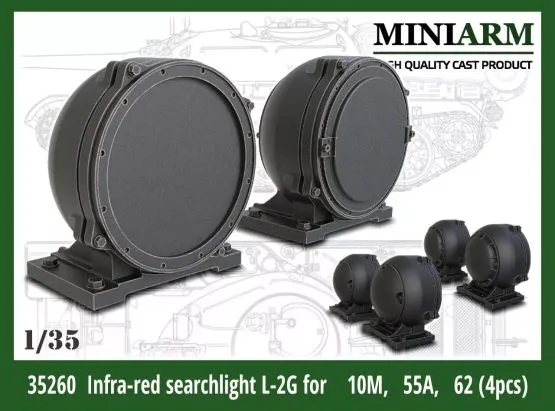 Infra-red searchlight L-2G 1:35