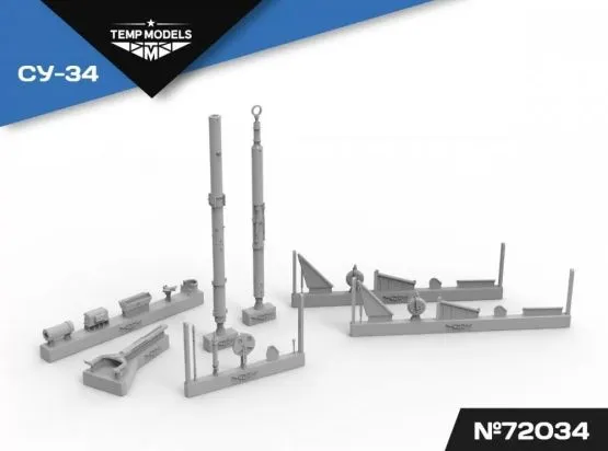 Su-34 airfield towbar 1:72