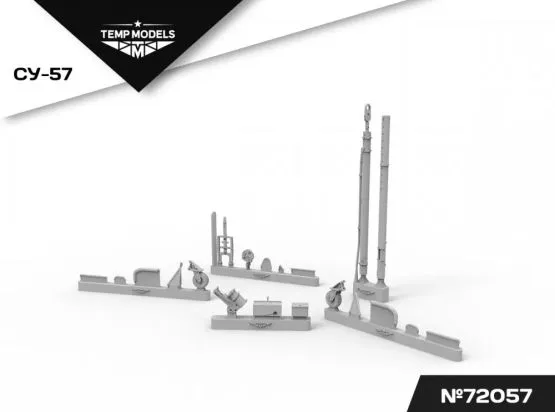 Su-57 airfield towbar 1:72