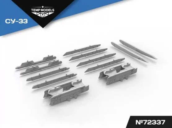 Su-33 pilons - AKU, APU 1:72 Su-33 pilons - AKU, APU 1:72