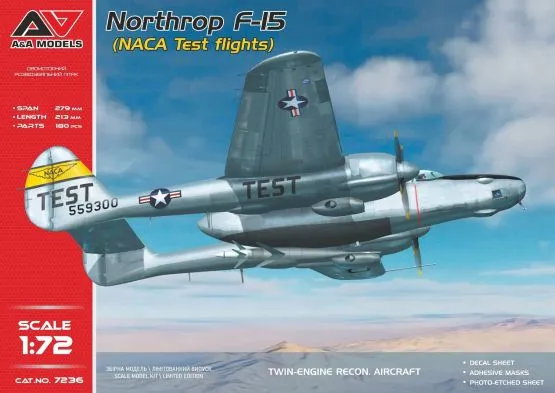 Northrop F-15A "Reporter" (NACA Test flights) 1:72