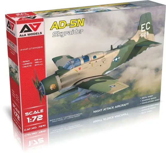 AD-5N "SkyRaider"( Night attack ver.) 1:72