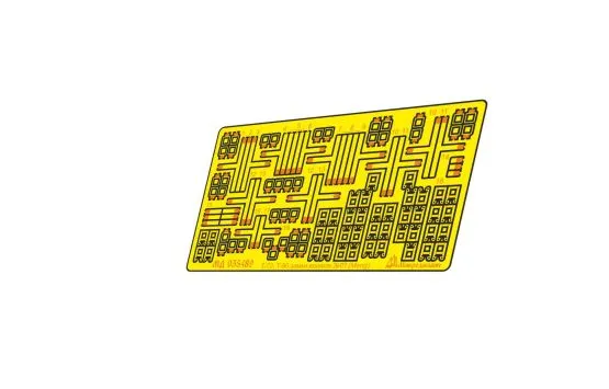 T-72, T-90 spare parts box belts (Meng) 1:35