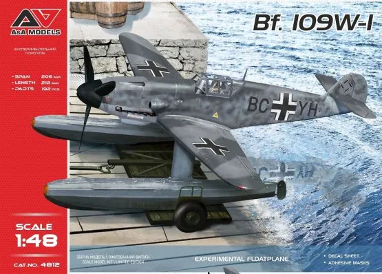 Bf 109W-1 experim floatplane 1:48