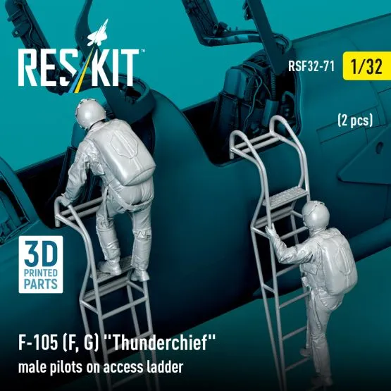 F-105 (F, G) "Thunderchief" pilots on access ladder 1:32