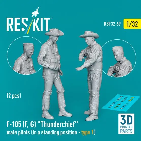 F-105 (F, G) "Thunderchief" pilots type 1 1:32