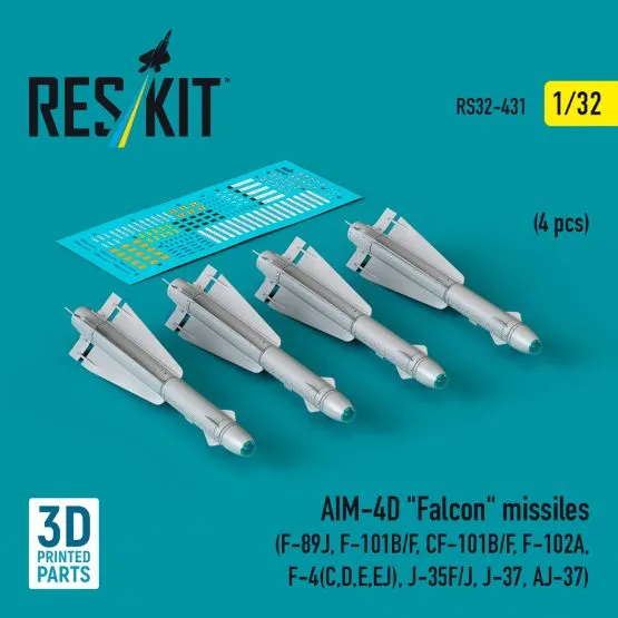 AIM-4D "Falcon" missiles 1:32