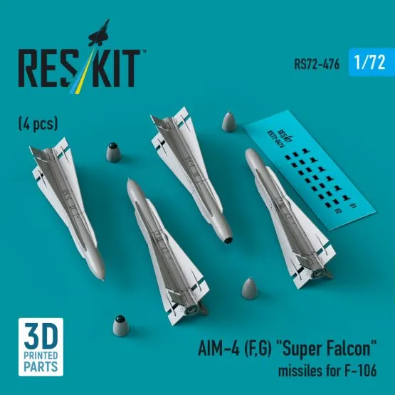 AIM-4 (F, G) "Super Falcon" missiles 1:72