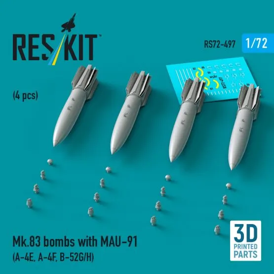 Mk.83 bombs with MAU-91 1:72