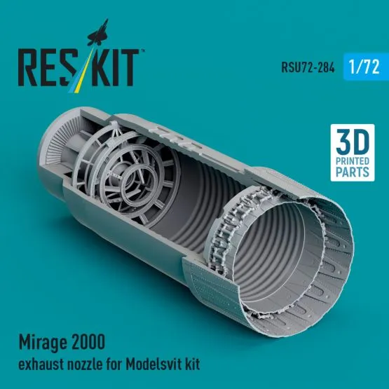 Mirage 2000 exhaust nozzle for Modelsvit 1:72