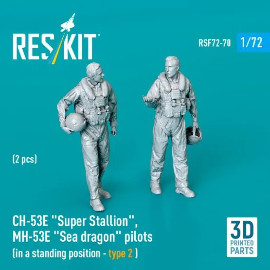 CH-53E/ MH-53E pilots (standing - type 2) 1:72