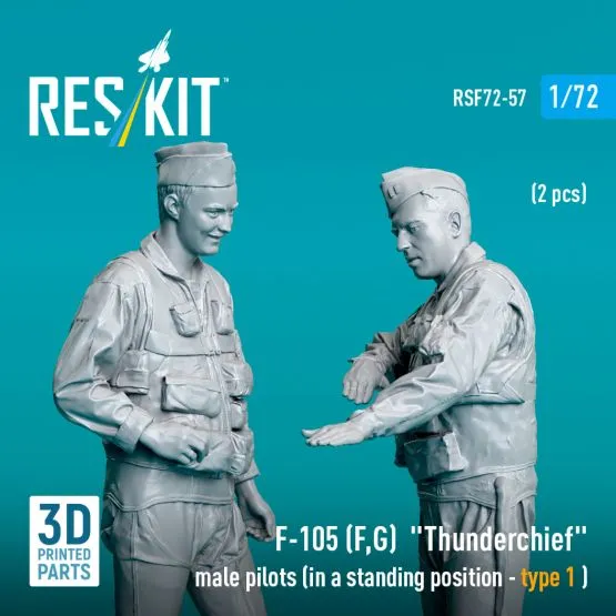 F-105 (F, G) pilots (standing - type 1 ) 1:72