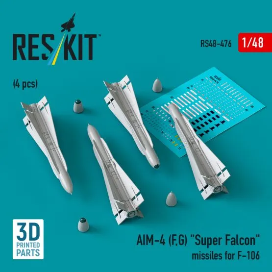 AIM-4 (F, G) "Super Falcon" missiles 1:48