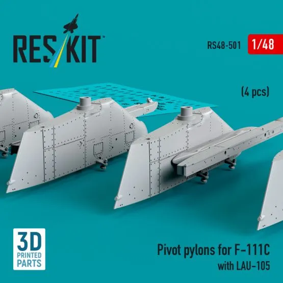 F-111C Pivot pylons with LAU-105 1:48