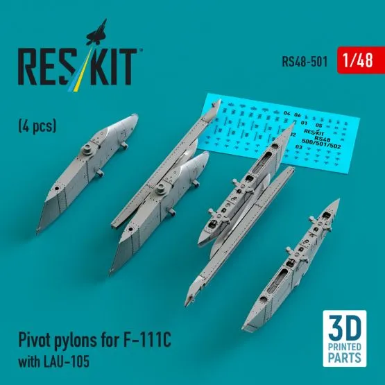 F-111C Pivot pylons with LAU-105 1:48