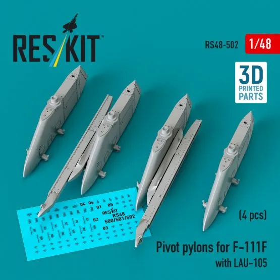 F-111F Pivot pylons with LAU-105 1:48