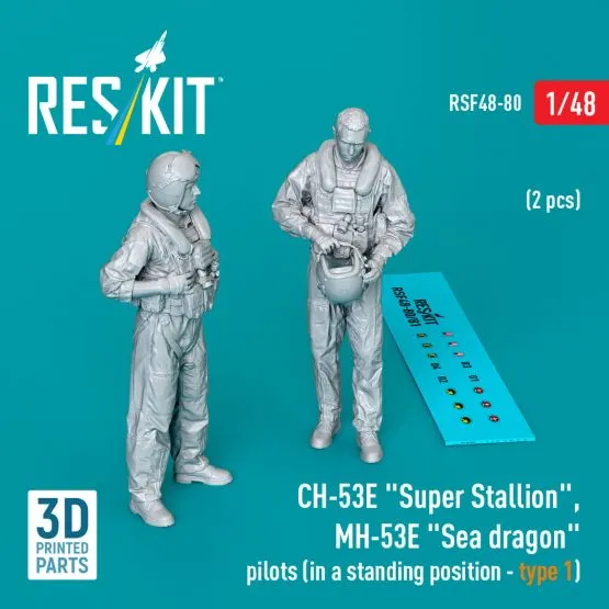 CH-53E/ MH-53E pilots (standing - type 1) 1:48