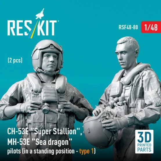 CH-53E/ MH-53E pilots (standing - type 1) 1:48