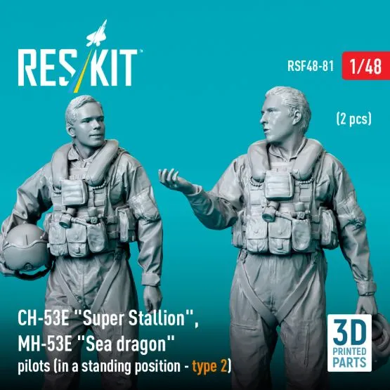 CH-53E/ MH-53E pilots (standing - type 2) 1:48