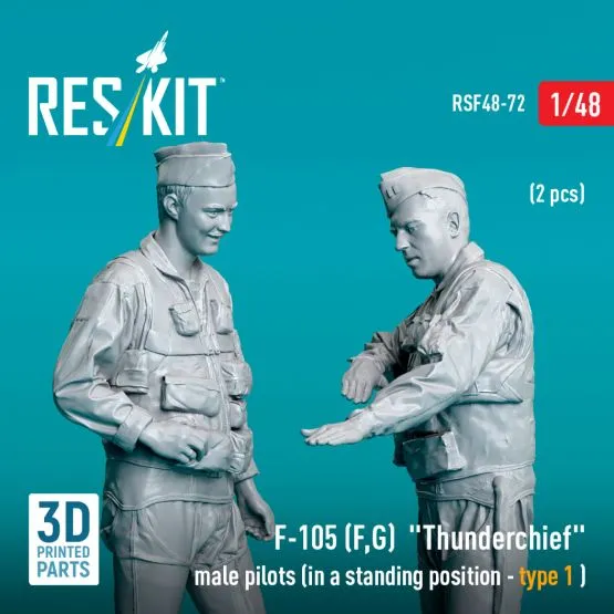 F-105 (F, G) pilots (standing - type 1) 1:48