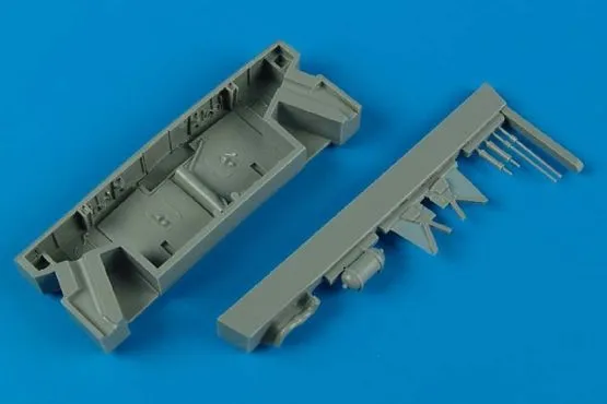 Hawker Hurricane wheel bay für Italeri 1:48